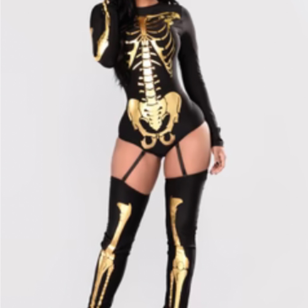 Bad to the Bone gold costume